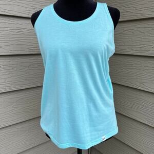Under Armour women's size S, semi-fitted, tank top criss cross back